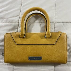 Coco Carmen Yellow Top Handle Bag 8.5x4.5 Handbag